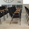Flash Furniture Black Fabric Stackable Church Chair with Arms XU-DG-60156-BK-GG - alternate 1
